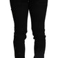 Elegant Slim Fit Skinny Jeans in Black