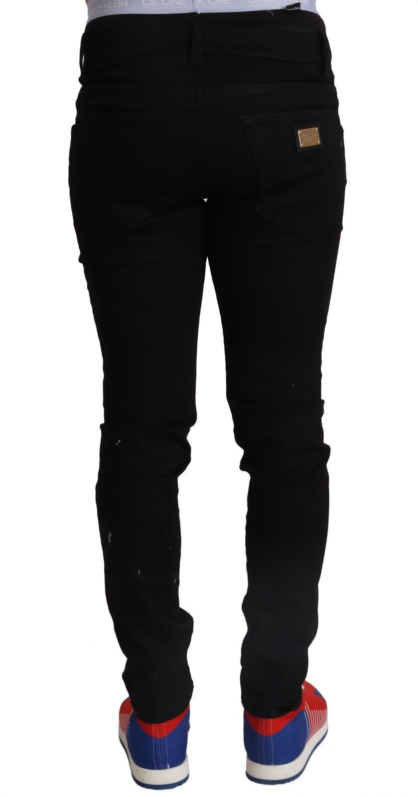 Elegant Slim Fit Skinny Jeans in Black