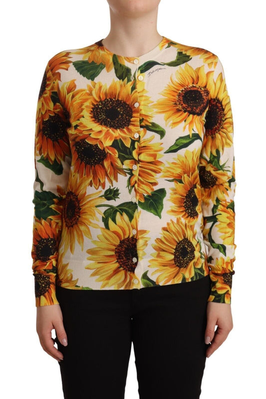 Sunflower Silk-Cashmere Cardigan Sweater