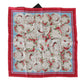 Elegant Multicolor Silk Square Shawl Scarf