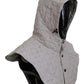 Elegant White Nylon Whole Head Wrap Hat