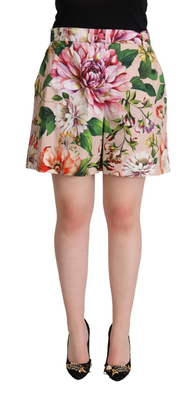 Chic Fiori Print Bermuda Shorts