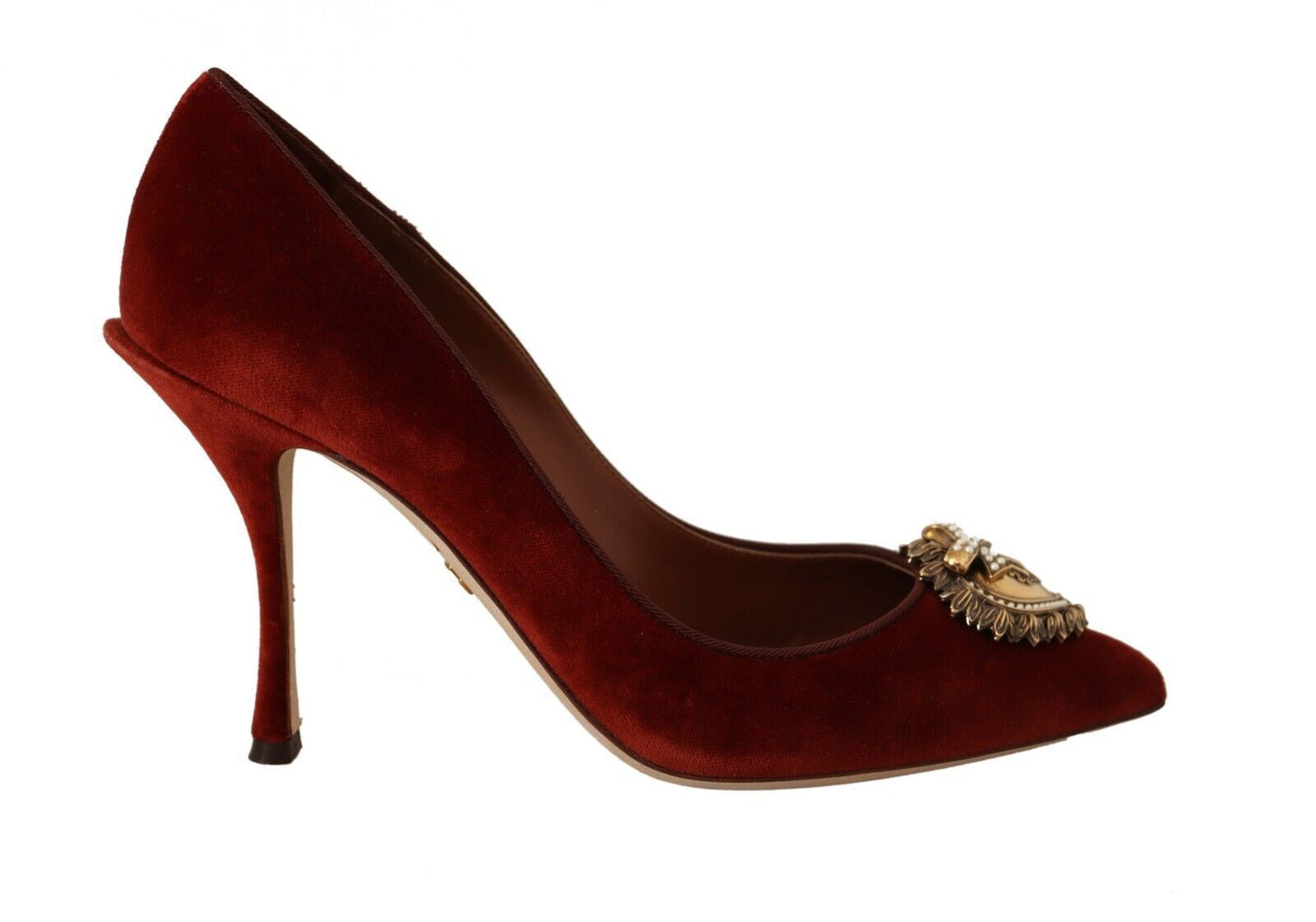 Velvet Devotion Heel Pumps in Rich Brown