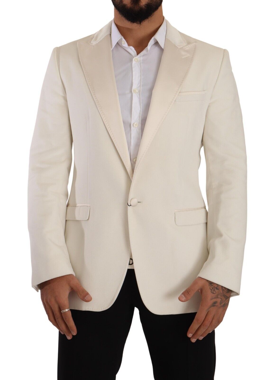 Elegant Off White Slim Fit Blazer