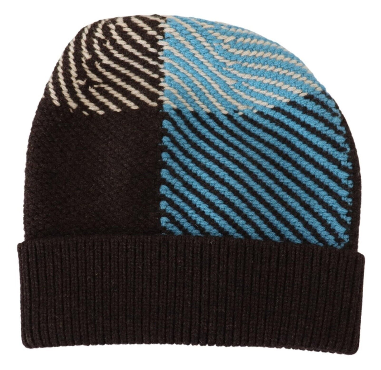 Multicolor Cashmere Beanie Hat