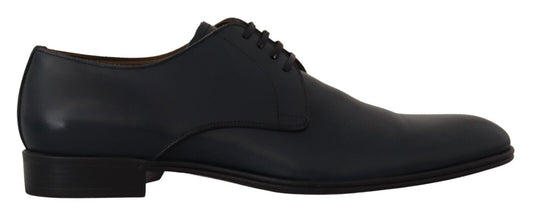 Elegant Navy Blue Derby Formal Shoes