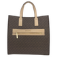 Kenly Large Bisque Brown PVC North South Tote Computer Handbag