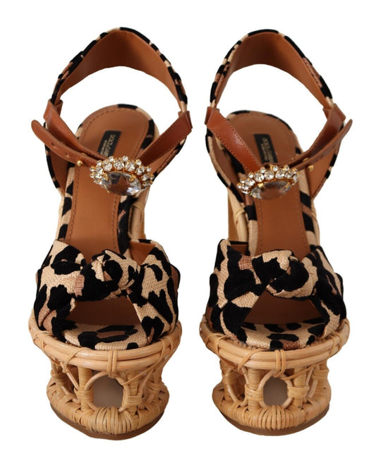 Elevate Your Style with Crystal-Embellished Wedge Sandals