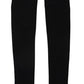 Black Knitted Elbow Length Gloves