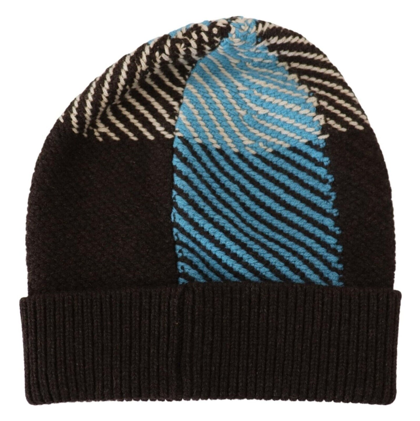 Multicolor Cashmere Beanie Hat