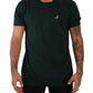 Elegant Dark Green Crew Neck Tee