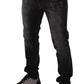 Slim Fit Gray Wash Denim Elegance