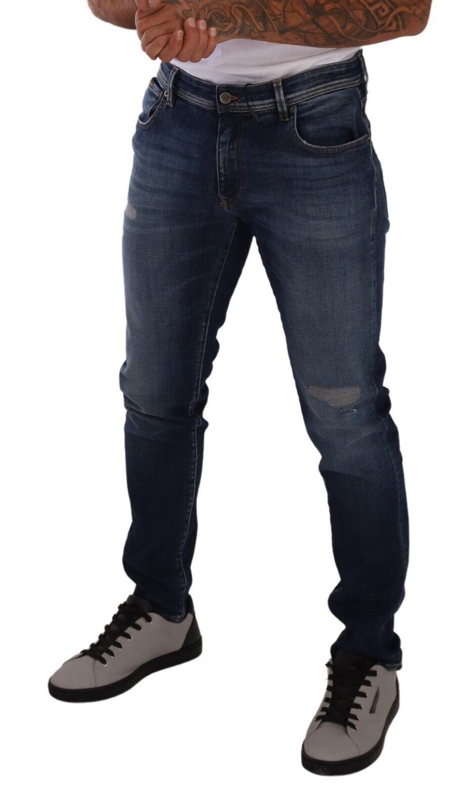 Elite Slim Fit Washed Denim Jeans