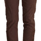 Chic Mid-Waist Cropped Cotton Pants