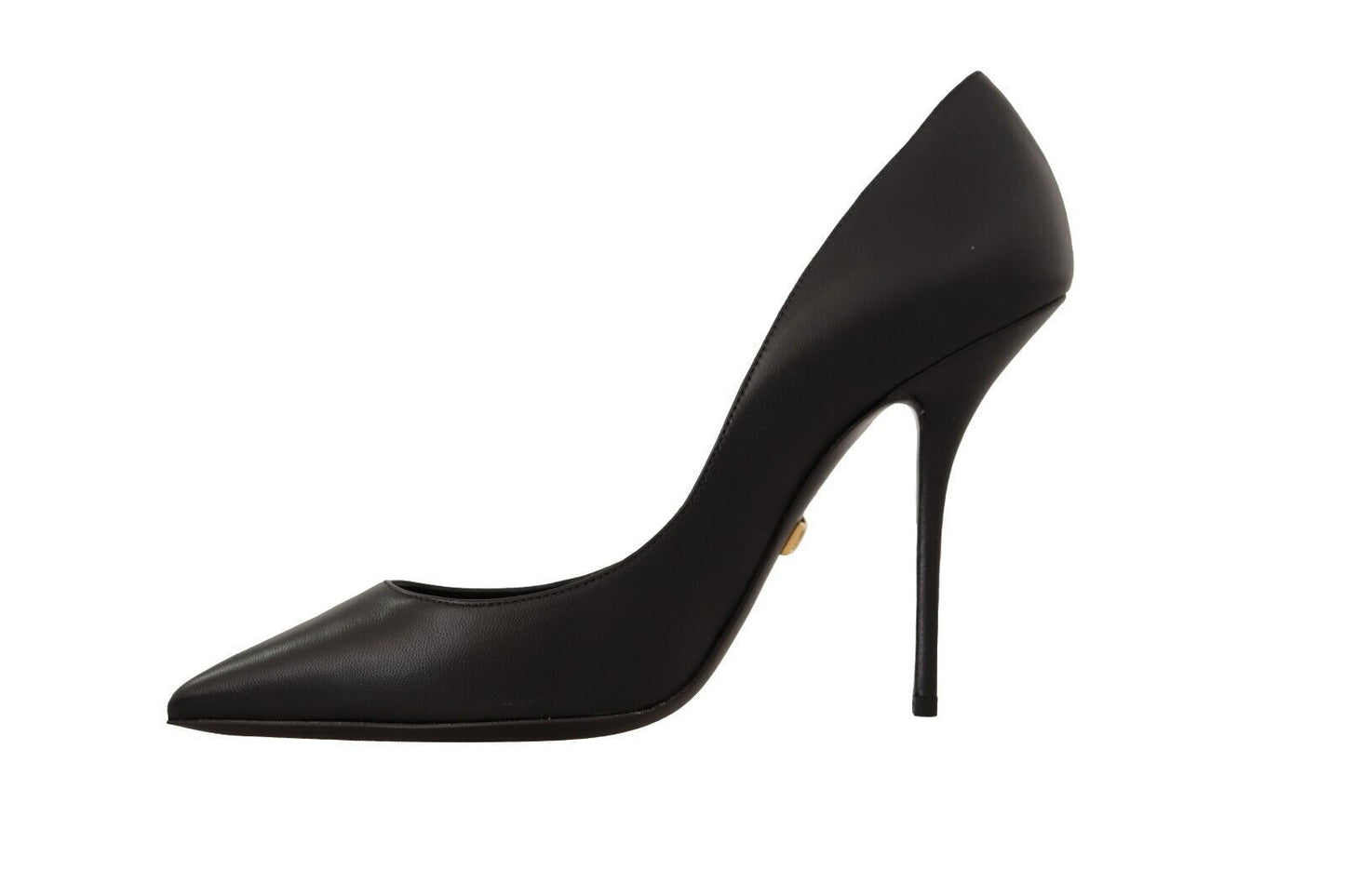 Elegant Black Devotion Leather Pumps