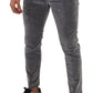 Slim Fit Chic Gray Skinny Jeans