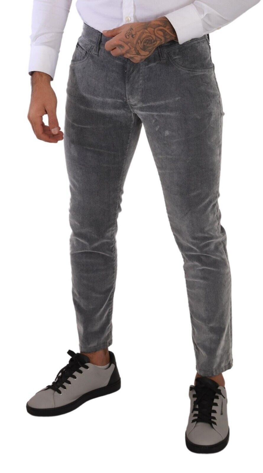 Slim Fit Chic Gray Skinny Jeans