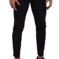 Blue Cotton Stretch Skinny Men Jeans