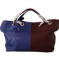 Chic Multicolor Leather Shoulder Tote Bag