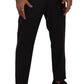 Elegant Black Cotton Dress Pants