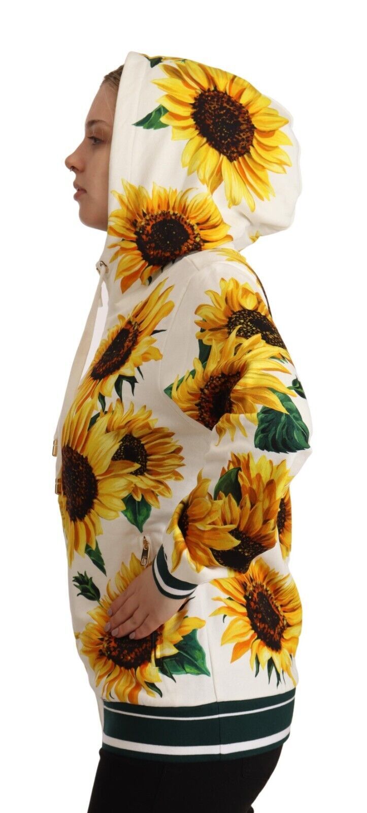 Floral Daisy Sunflower Hooded Sweater