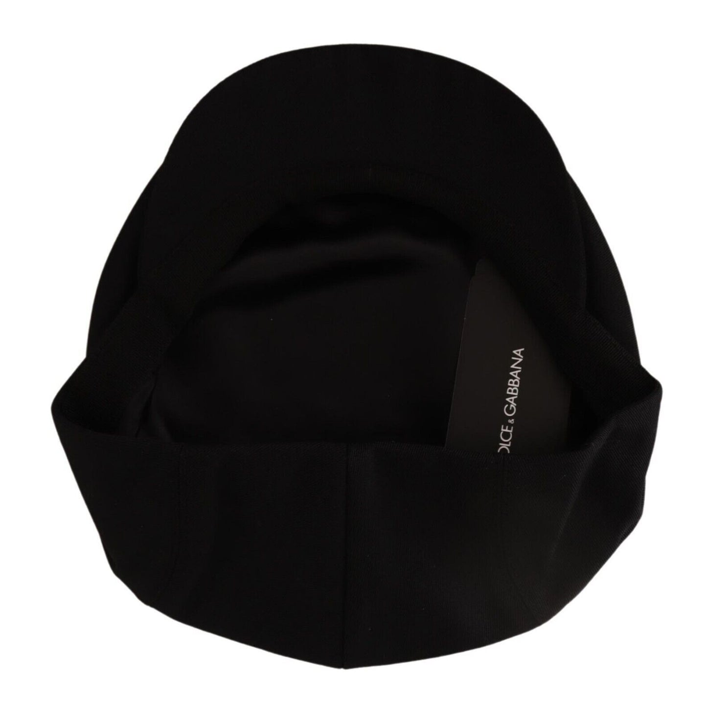 Elegant Black Newsboy Cabbie Cap