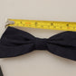 Elegant Silk Black Bow Tie