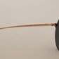 Chic Gold and Gray Designer Sunglasses