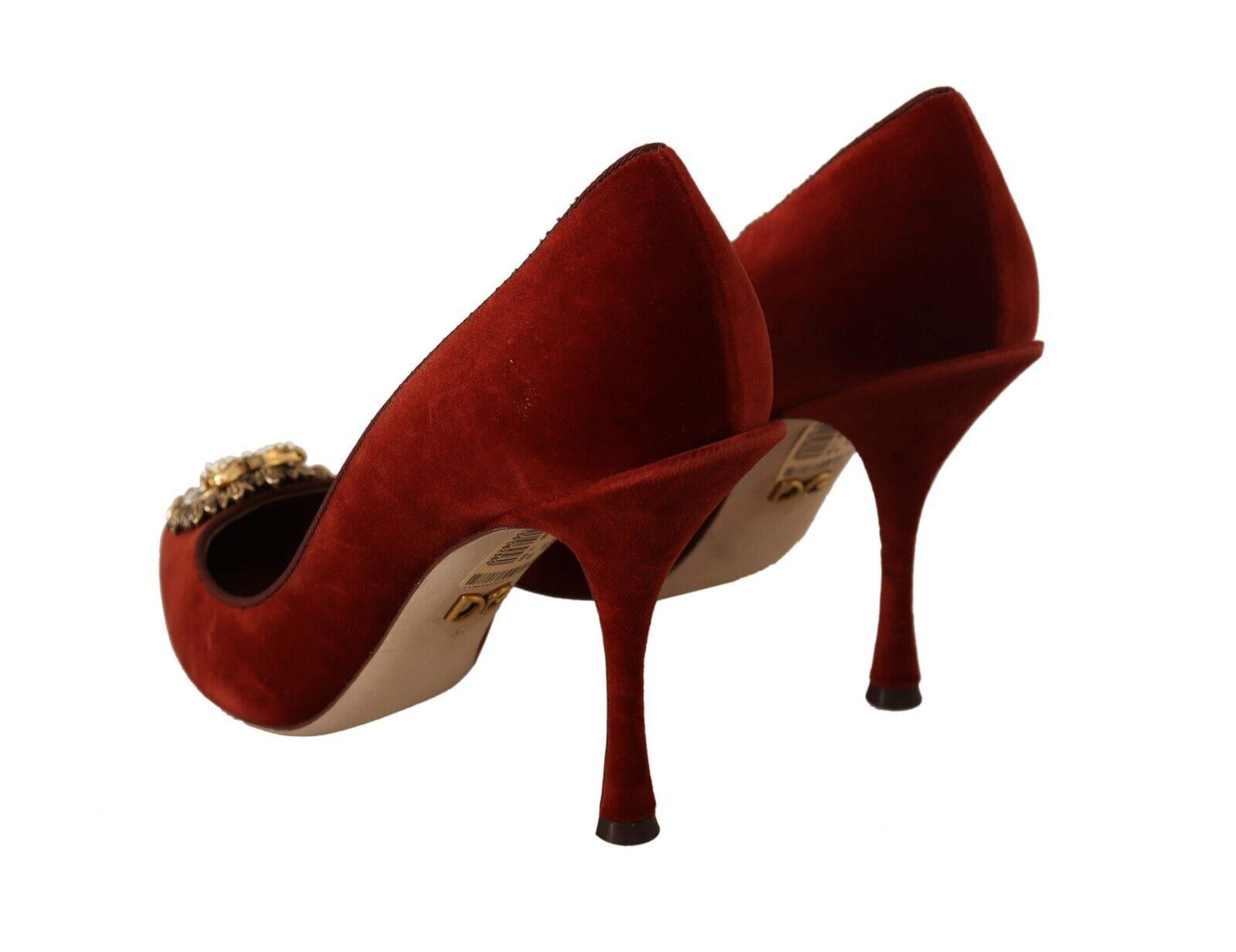 Velvet Devotion Heel Pumps in Rich Brown