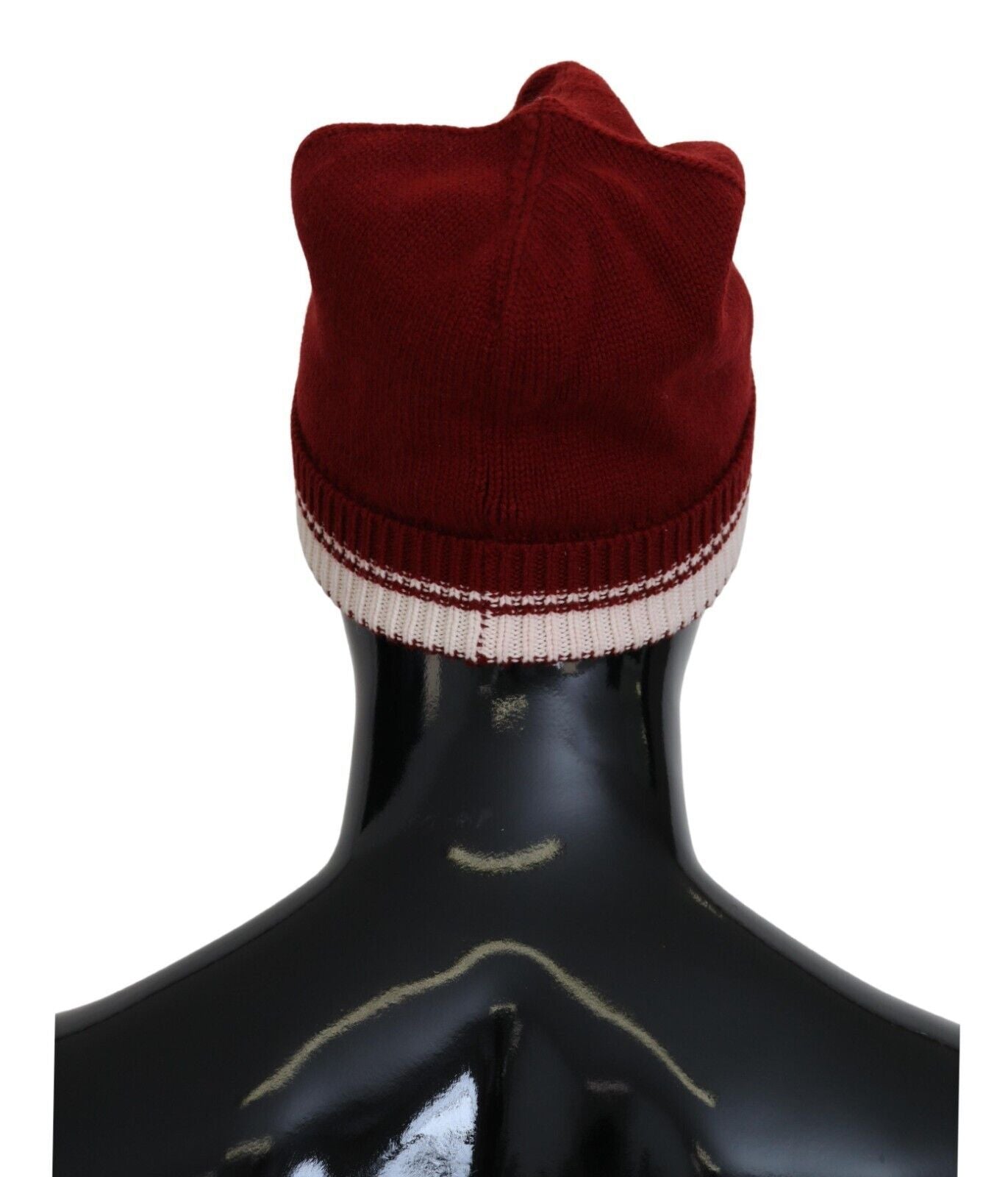 Elegant Cashmere Beanie - Vibrant Red Hue