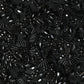 Black Crystal Handmade Knee Pencil Skirt