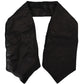 Sleek Black Leather Tie – Timeless Elegance