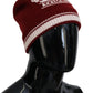 Elegant Cashmere Beanie - Vibrant Red Hue