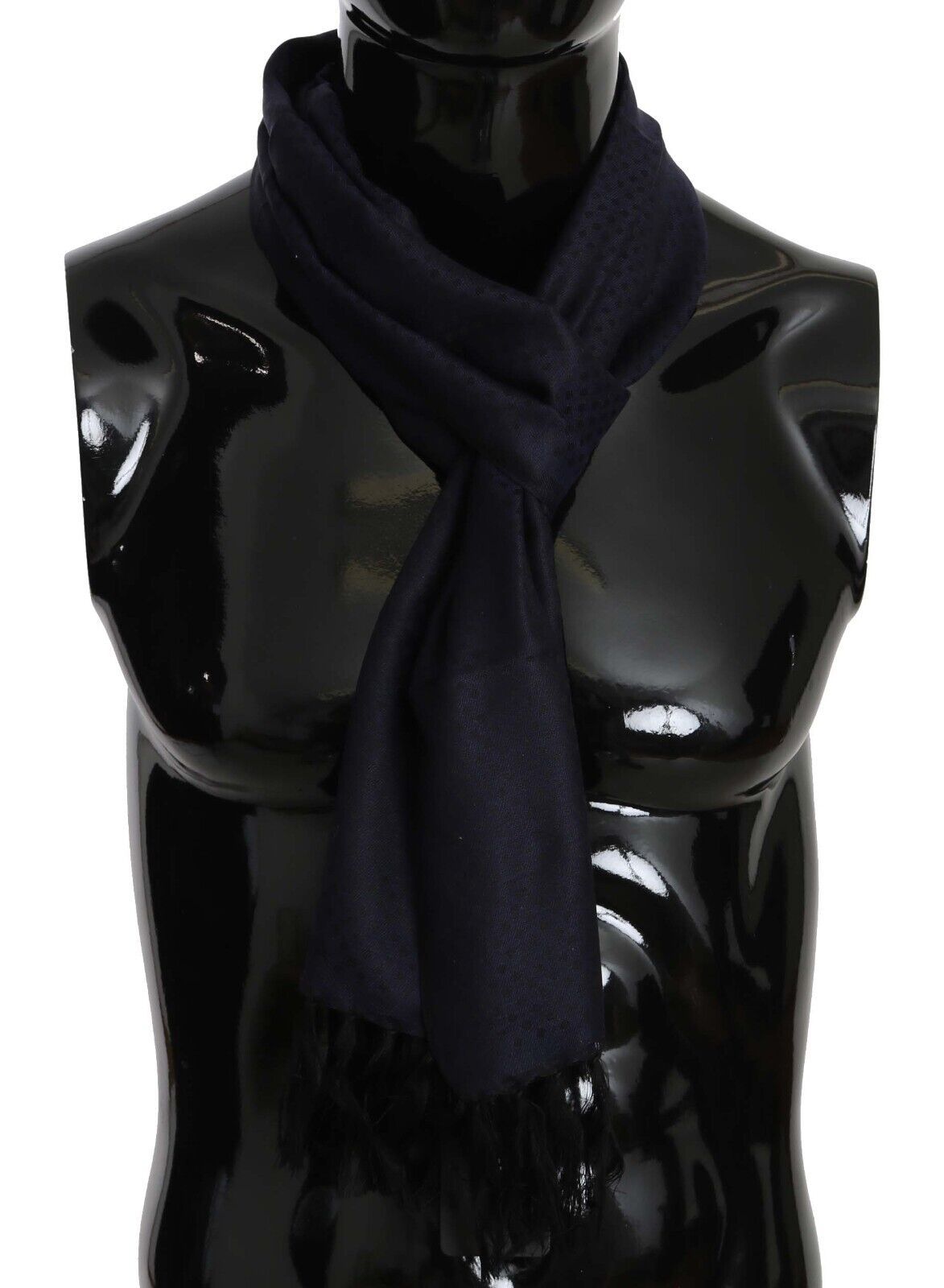 Elegant Silk Blend Fringed Scarf