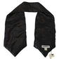 Sleek Black Leather Tie – Timeless Elegance
