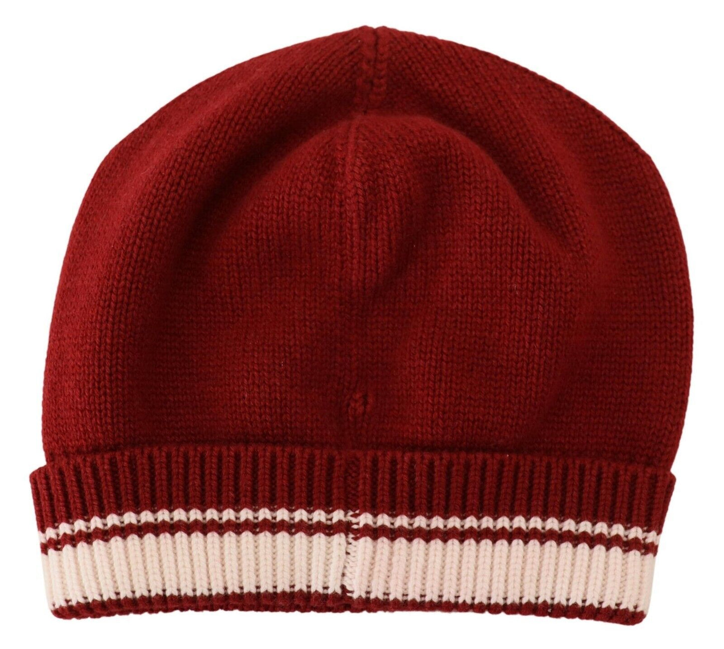 Elegant Cashmere Beanie - Vibrant Red Hue