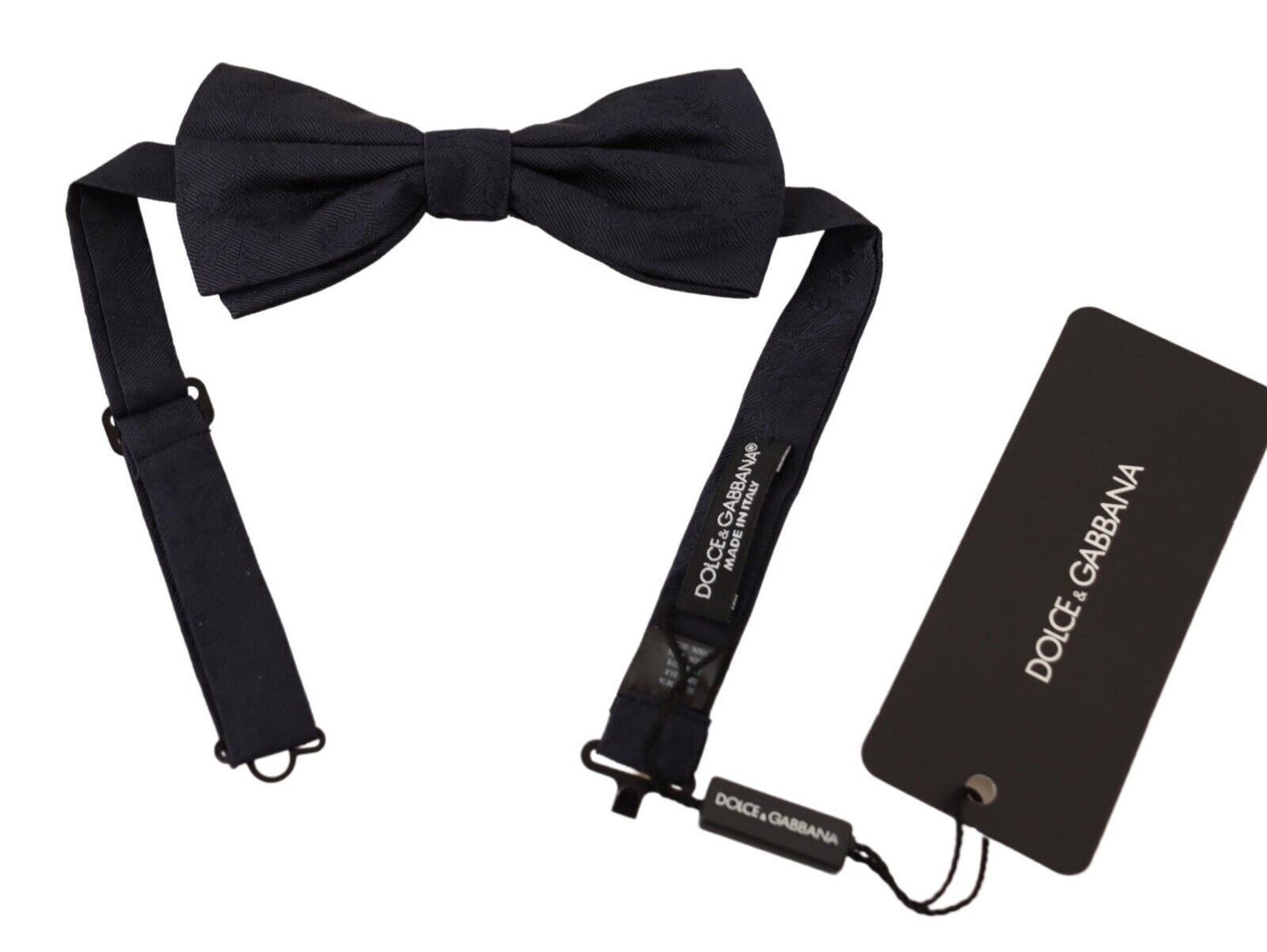 Elegant Silk Black Bow Tie