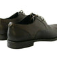 Brown Leather Laceups Dress Mens Shoes
