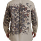 Beige Cotton Button-Down Casual Shirt