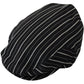 Chic Black and White Newsboy Cap