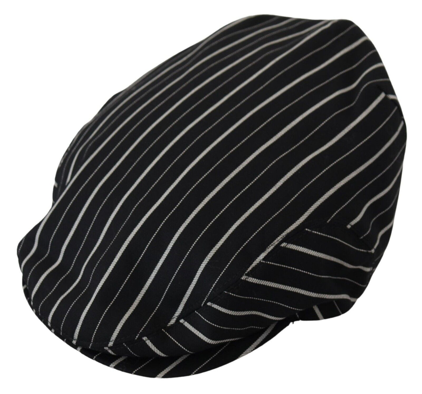 Chic Black and White Newsboy Cap