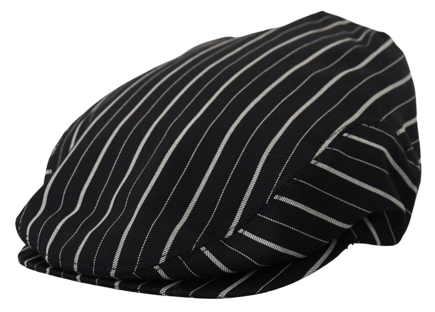 Chic Black and White Newsboy Cap