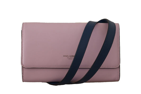 Elegant Pink Leather Bifold Wallet