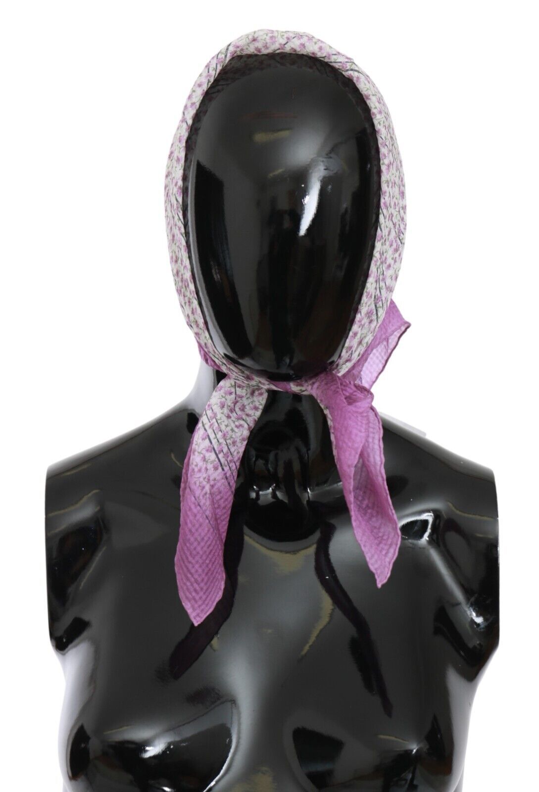 Pink Bandana Head Wrap Foulard Square Scarf