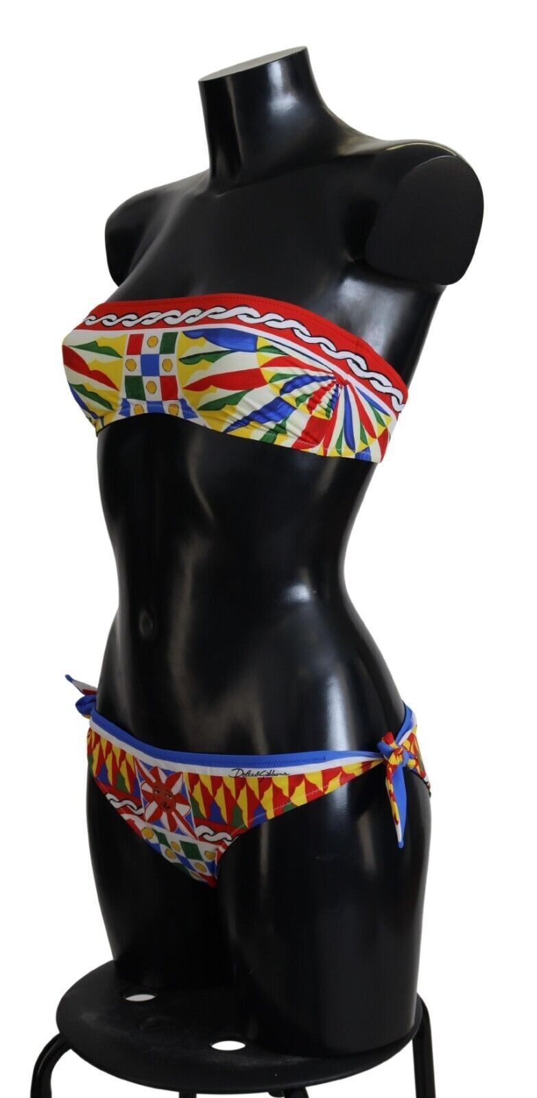 Chic Multicolor Two-Piece Bikini Swimwear