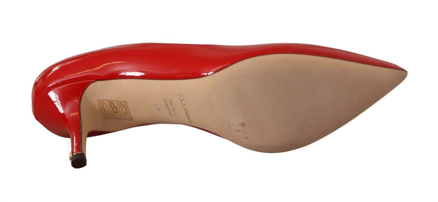 Red Patent Leather Heels - Timeless Elegance