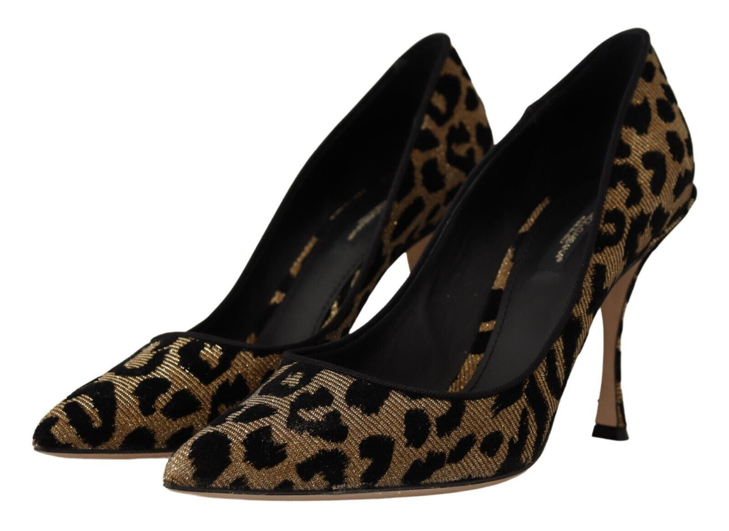 Elegant Leopard Print Heels Pumps