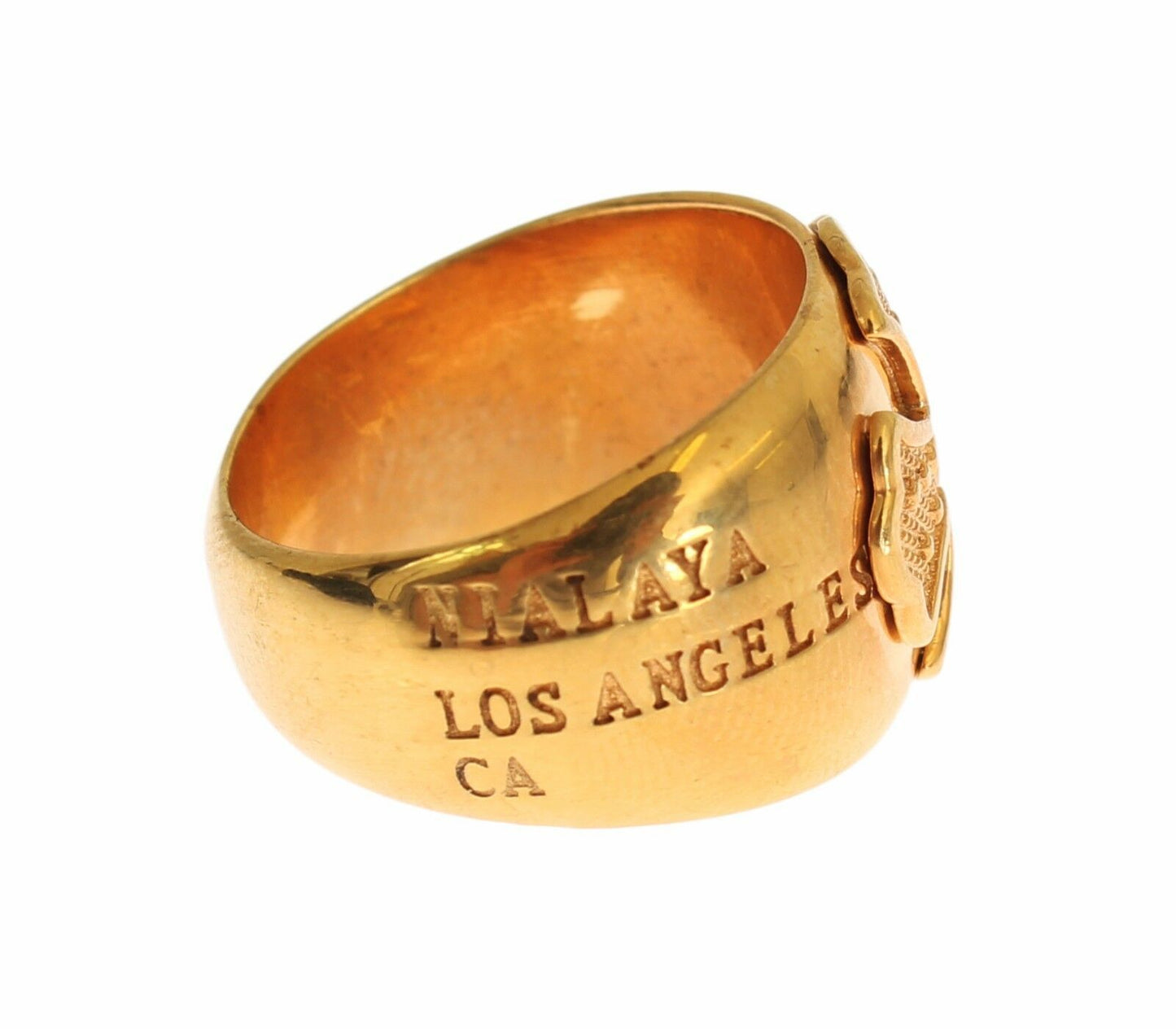 Gold Plated 925 Silver Womens Ring