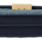 Chic Denim Gold Detail Shoulder Bag