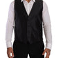 Sicilian Elegance Silk Blazer & Vest Set